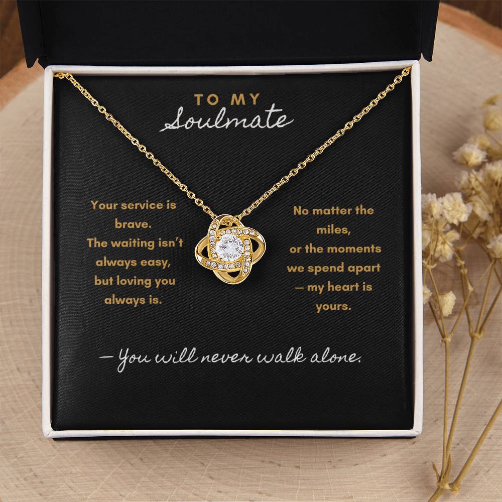 Never Apart Necklace – Military & First Responder Gift for Soulmate - Laurelvine 