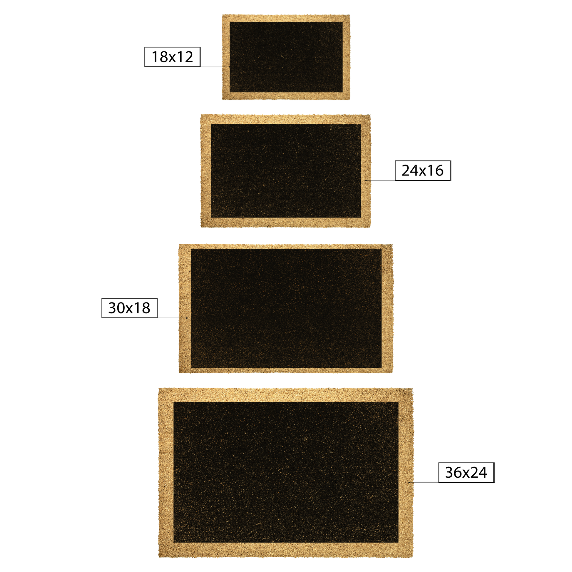 Farmhouse Merry Christmas Doormat | Holiday Coir Welcome Mat | Festive Home Decor I Laruelvine - Laurelvine 