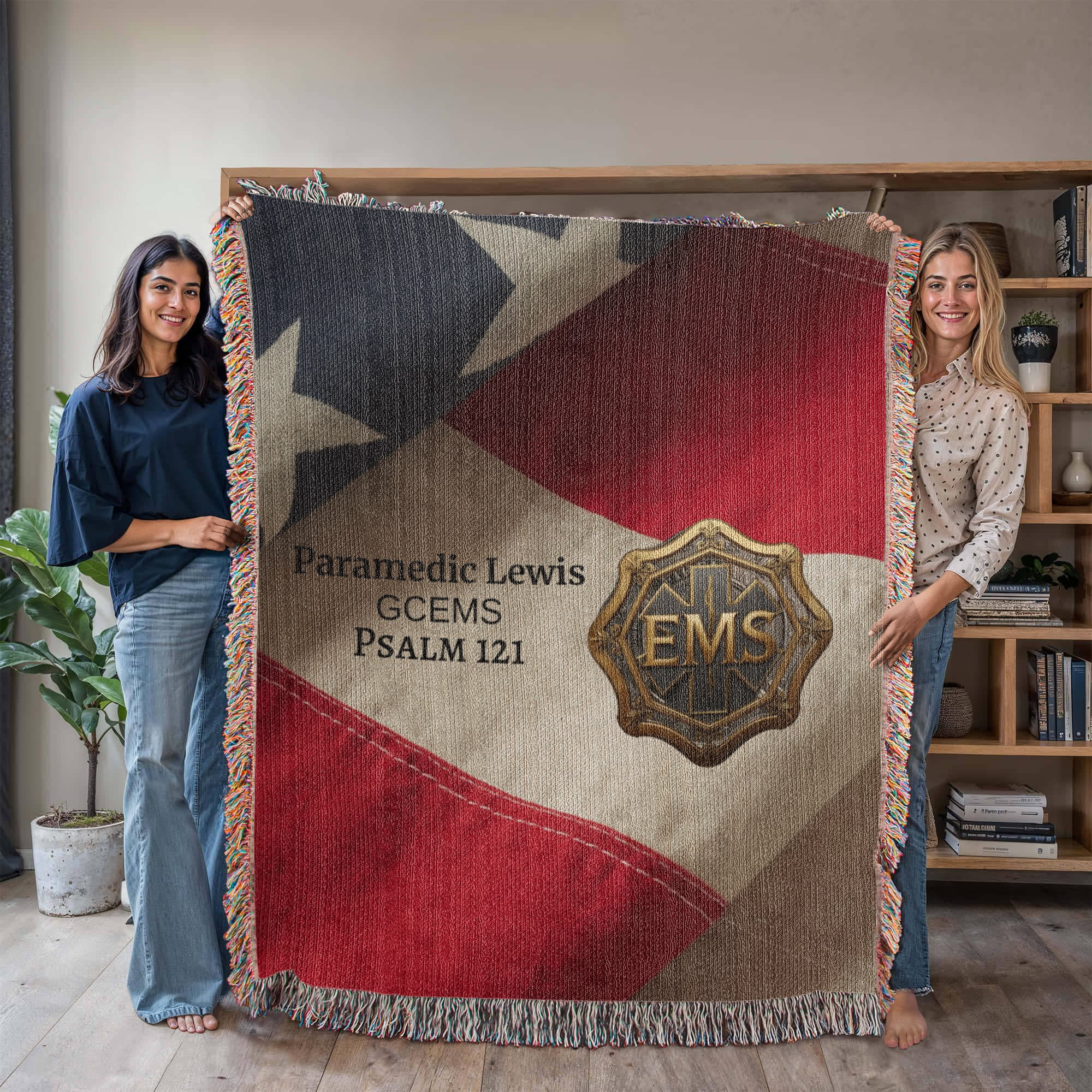 Luxe EMS Tribute Blanket – Honor Our Heroes in Comfort