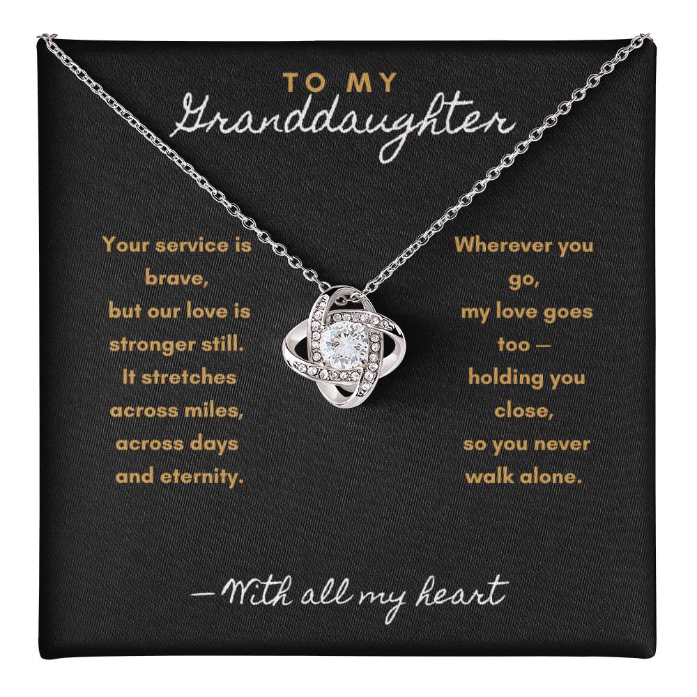 Always With You Necklace – Military & First Responder Gift for Granddaughter - Laurelvine 