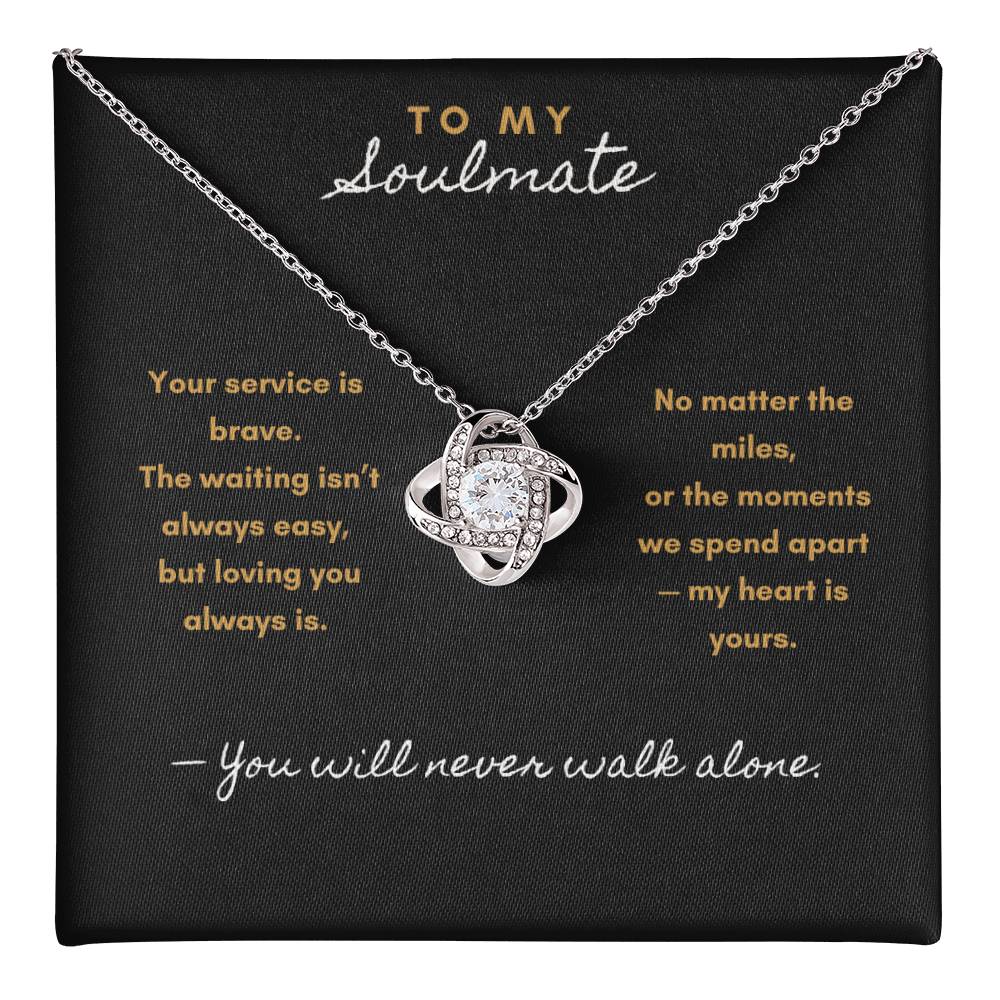 Never Apart Necklace – Military & First Responder Gift for Soulmate - Laurelvine 