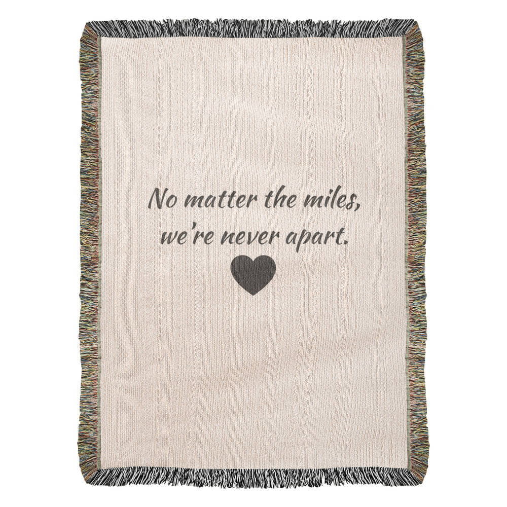 Always Together Blanket – Military & Long-Distance Love Gift, Cozy Keepsake for Couples I Laurelvine - Laurelvine 
