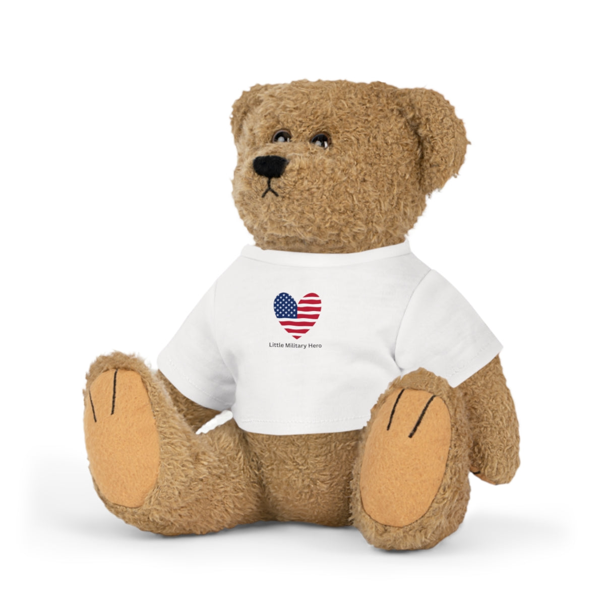 Little Military Hero Bear – Military Kid Comfort Plush | Deployment & Military Family Gift