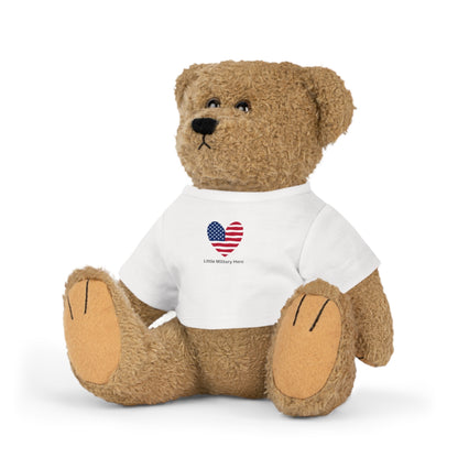 Little Military Hero Bear – Military Kid Comfort Plush | Deployment & Military Family Gift