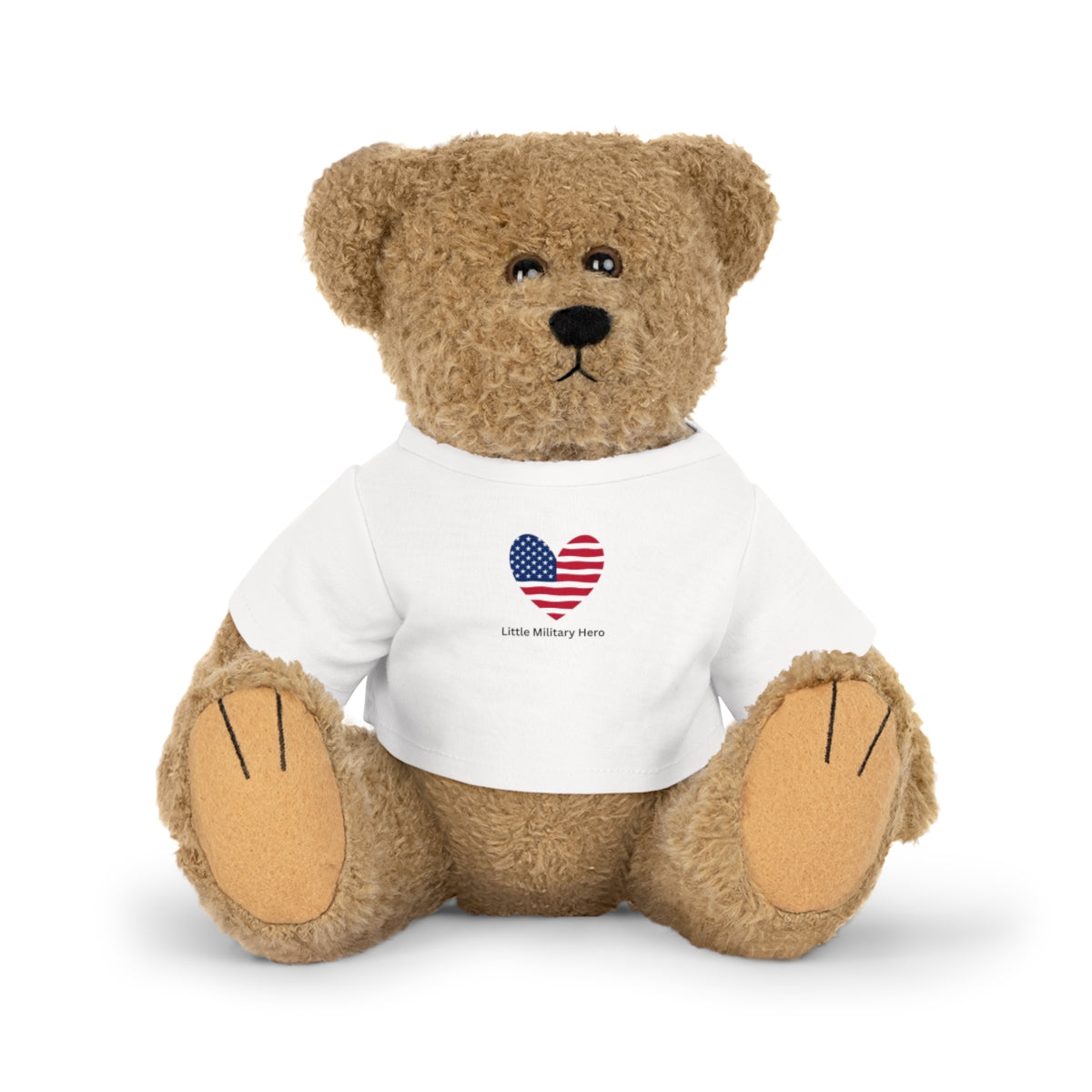 Little Military Hero Bear – Military Kid Comfort Plush | Deployment & Military Family Gift