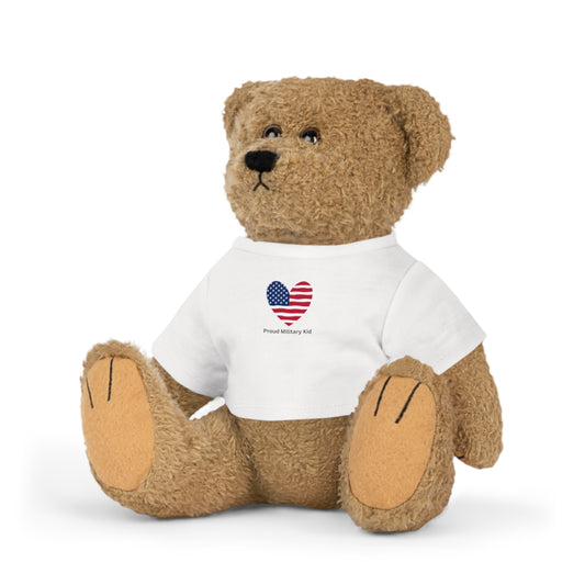 Little Military Hero Bear – Military Kid Comfort Plush | Deployment & Military Family Gift - Laurelvine 